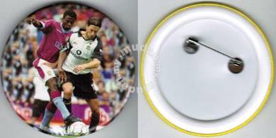 World Cup Football Player #15 Button Badge 58mm