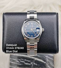 Rolex Datejust 31mm 278240 Blue Roman 2021 Full