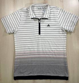 Adidas Golf Ladies’ Zipper Stripes Collar Tee #DK