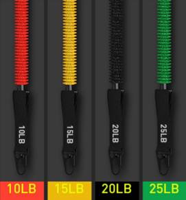 31.75KG 10 Pieces Set High Elasticity Pull Rope
