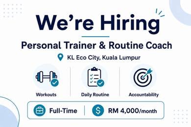 Personal Trainer & Daily Routine Coach KL Eco City
