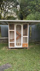Wooden house for outdoor cats