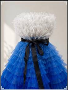 Royal Blue Ruffle Princess Dress