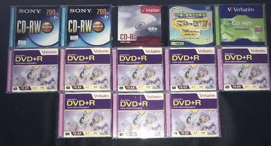 8 DVD+R AND 5 CD-R Set
