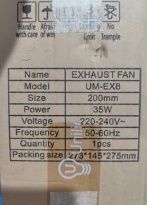 Exhaust Fan 8 inc