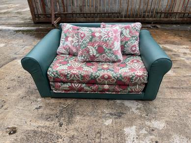 5ft Leather Sofa Bed 2 Seater Bench Fabric