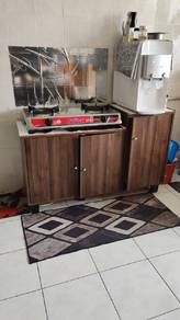 Gas stove cabinet