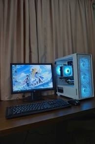 GTX1070 8GB|Intel 6 Core(=Ryzen 5) White Gaming PC