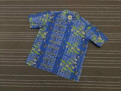 Wagara hawaii shirt made in okinawa saiz m to L