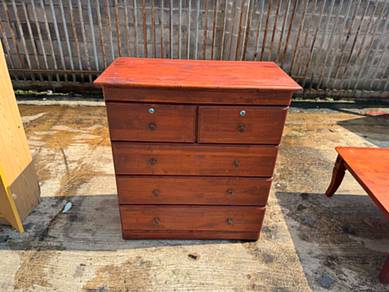 3ft Solid Cabinet Chest Drawer Laci
