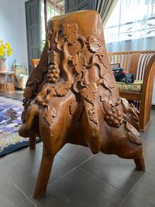 Stool Anggur Kayu Jati