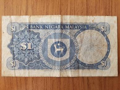 Ringgit 1 Dollar Note For Sale