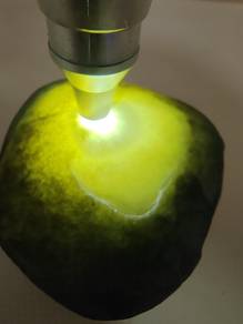 Icy Light Green Burmese Jadeite Jade Rough Stone