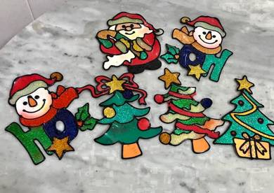 Christmas Theme Soft Decorations - Double Sided