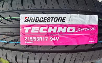 215 55 17 BRIDGESTONE TECHNO SPORT Tayar  Tyre New