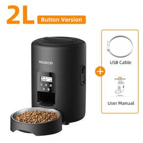ROJECO 2L Pet Automatic Feeder WiFi Can Be Timed Q
