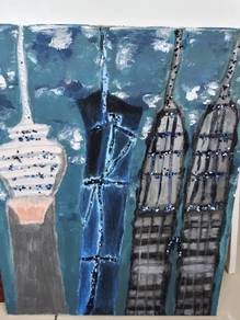 Painting OF KL High Rise Towers 