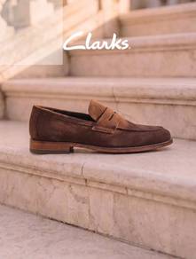 Clarks Winsford Easy Suede Loafers UK 8 EU 42