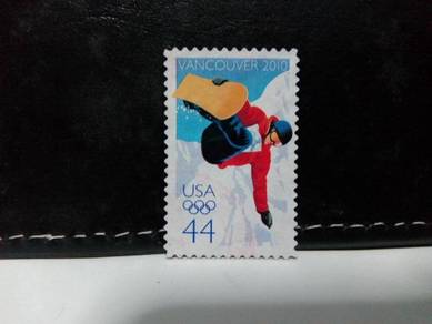 USA Stamp, Olympic, Skate Board Ice Skating