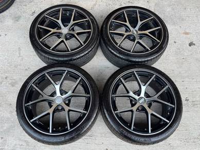 Sport rim second 18 BBS F1R siap tayar civic golf