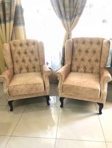wing chair exclusive sepasang 