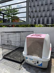 Litter box cat & sangkar kucing