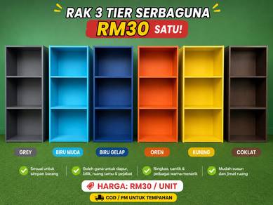 Rak serbaguna 3 tier