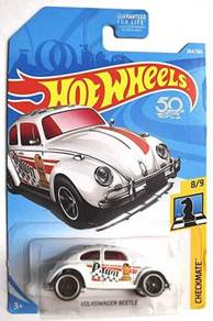 Hotwheels Volkswagen Beetle White