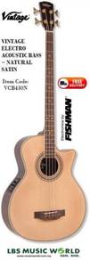 Vintage electro acoustic bass ~ natural satin