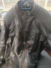 Leather Bomber Jacket