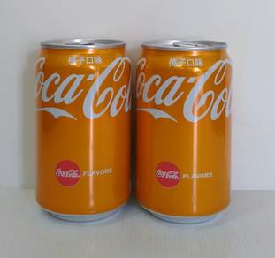Coke Coca-Cola Taiwan Mandarin Orange Can