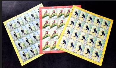 Mint Stamp Sheet Hornbill Malaysia 2024