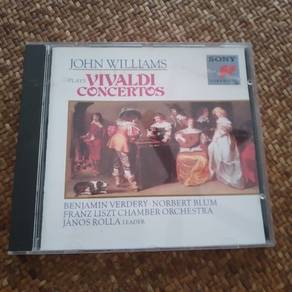 (二手 2nd hand) Vivaldi concertos (by John Williams)