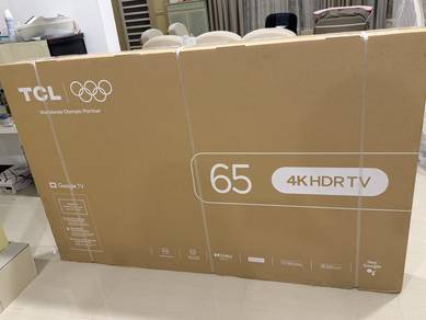 （100%brand new seand）TCL 65”4K HDR google smart tv