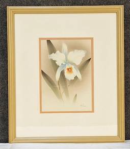 Framed Lithograph Print by Hill - Vibrant Contrast