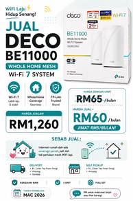 TP-Link Deco BE11000 Wi-Fi 7 Mesh untuk dilepaskan