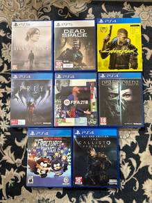 Ps4 & PS5 CD GAMES untuk dijual 