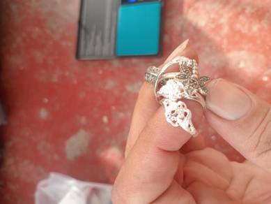 Vintage silver ring 925
