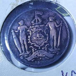 British North Borneo 1890 one cent