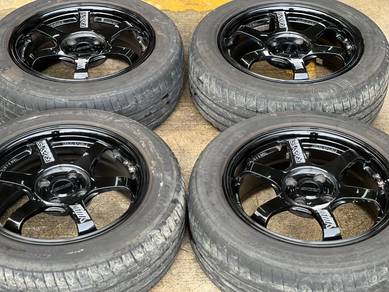 Sport Rim 15 Second Volk Rays TE37 Glossy Black Si