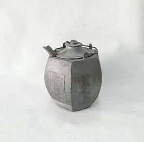 Chinese Antique Vintage Wine Warmer Pot Pewter