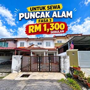 Terraced House For Rent in Puncak Alam,SGR