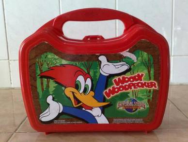 Bekas makanan woody woodpecker lunch box