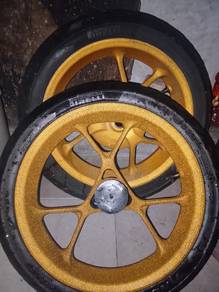 rim + tayar baru(Farellie)
