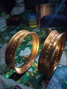 Depan dan blkng Rc rim alloy y15 3.0/3.5x17 