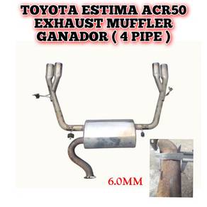 Ganador Muffler Toyota estima ACR50 4 Pipe Exhaust