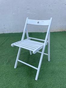 YE66L  Kerusi Kayu Lipat IKEA FRÖSVI Folded Chair