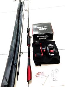 SKYGITZ NAGA HITAM ROD combo AWA-SHIMA BEAST reel