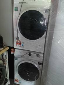 one month used washing machine with dryer system