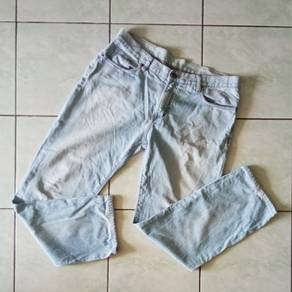 Versace Collection Ribbed Denim Jeans